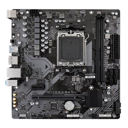 Gigabyte | A620M H 1,0 M/B | Processorfamilj AMD | Processorsockel AM5 | DDR5 DIMM | Minnesplatser 2 | Hårddisk som stöds