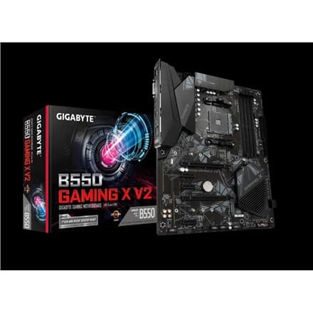 Gigabyte | B550 GAMING X V2 | Processorfamilj AMD | Processorsockel AM4 | DDR4 DIMM | Minnesplatser 4 | AMD B-chipset | ATX