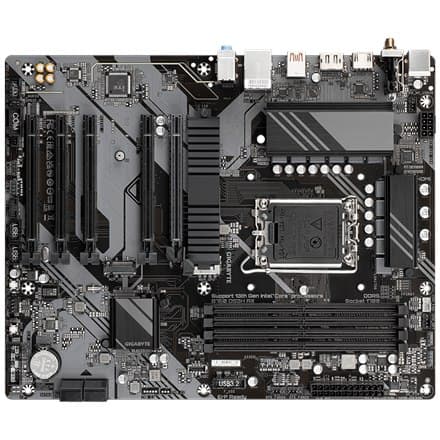 Gigabyte | B760 DS3H AX 1.x M/B | Processorfamilie Intel | Processorstik LGA1700 | DDR5 DIMM | Hukommelsespladser 4 | Understøttet ha