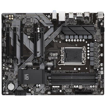 Gigabyte | B760 DS3H DDR4 1,0 M/B | Processorfamilie Intel | Processorstik LGA1700 | DDR4 DIMM | Hukommelsespladser 4 | Understøttet