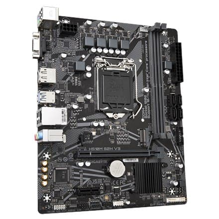 Gigabyte | H510M S2H V3 1,0 M/B | Processorfamilie Intel | Processor socket LGA1200 | DDR4 DIMM | Hukommelsespladser 2 | Understøttet ha