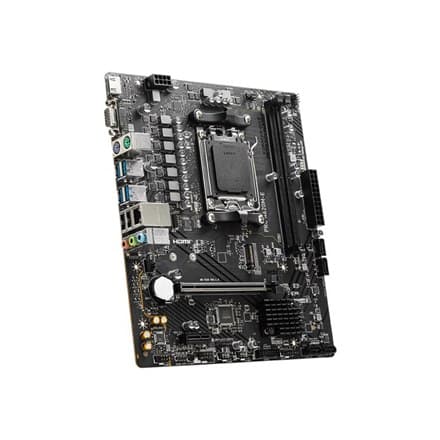 MSI | PRO A620M-E | Prosessorin kanta Socket AM5 | Tyyppi AMD A620 -piirisarja | Tuettu RAM-tekniikka DDR5 SDRAM