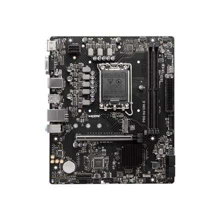 MSI | PRO H610M-E | Processor Socket LGA1700 Socket | Chipset Typ Intel H610 | RAM-teknik som stöds DDR5 SDRAM