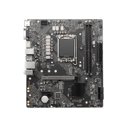 MSI | PRO H610M-G DDR4 | Processorfamilie Intel | Processorstik LGA1700 | DDR4 DIMM | Hukommelsespladser 2 | Understøttet harddisk d