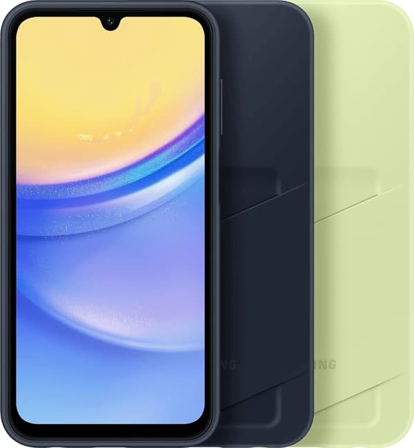 Kortplads-etui leveret til Samsung Galaxy A15 - Blå Sort