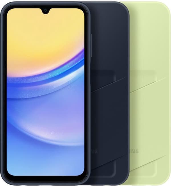 Kortplads-etui leveret til Samsung Galaxy A15 - Blå Sort