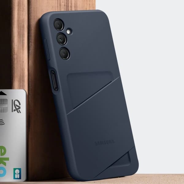 Samsung Card Slot Case - Leveres til Samsung Galaxy A25 5G - Blå Sort