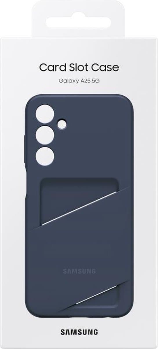 Samsung Card Slot Case - Leveres til Samsung Galaxy A25 5G - Blå Sort