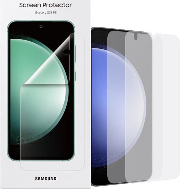 Samsung Skärmskydd - Levereras till Samsung Galaxy S23 FE - Genomskinlig