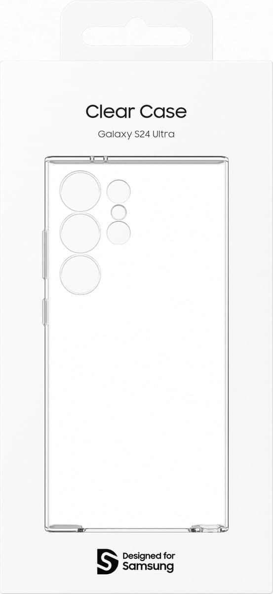 Samsung Clear Case - Levereras för Samsung Galaxy S24 Ultra - Genomskinlig
