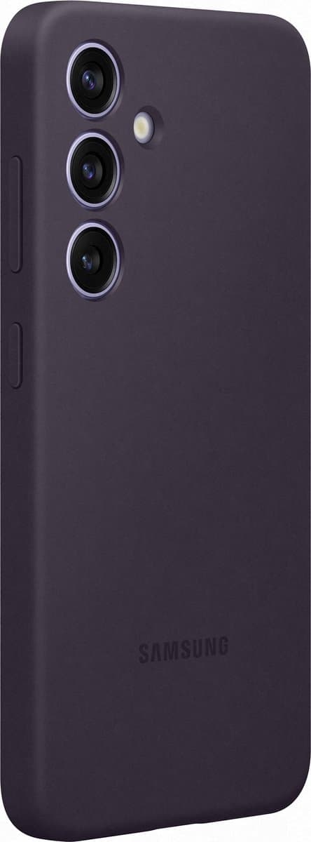 Samsung Silikone Cover - Sendes til Samsung Galaxy S24 Plus - Mørk Violet