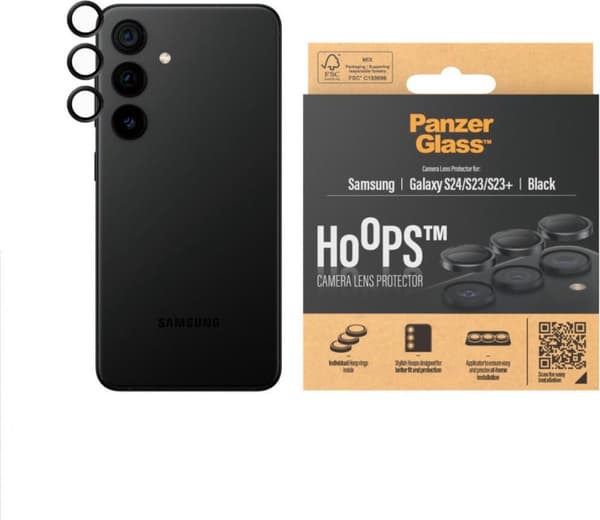 PanzerGlass 1207 Skärm/ryggskydd för smartphones Kameralinsskydd Samsung 3 stycken (1207)