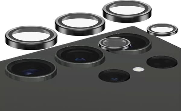 PanzerGlass® Hoops™ kamerabeskyttelse Samsung Galaxy S24 Ultra | Sort - Samsung - Samsung - Galaxy