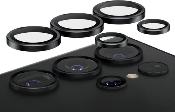 PanzerGlass® Hoops™ kamerabeskyttelse Samsung Galaxy S24 Ultra | Sort - Samsung - Samsung - Galaxy
