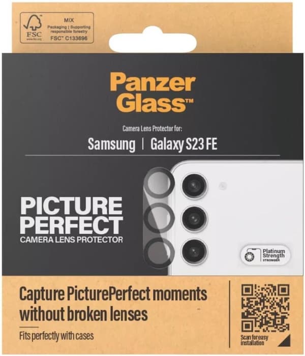PanzerGlass PicturePerfect til Samsung Galaxy S23 FE - Beskyttelsesglas til kameralinse