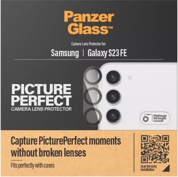 PanzerGlass PicturePerfect til Samsung Galaxy S23 FE - Beskyttelsesglas til kameralinse