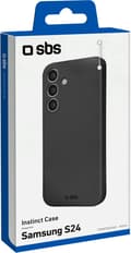 Miniatyrbillede 3 af 3: SBS Instinct Phone Case til Samsung Galaxy S24 Case Fleksibelt TPU Bagcover - Sort