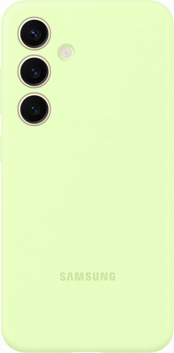 Samsung Silikone Cover - Sendes til Samsung Galaxy S24 Plus - Lysegrøn