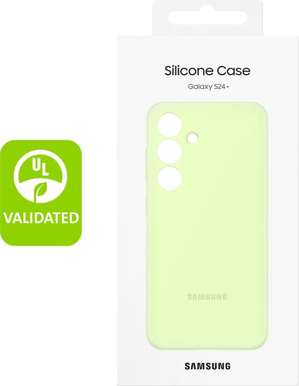 Samsung Silikone Cover - Sendes til Samsung Galaxy S24 Plus - Lysegrøn