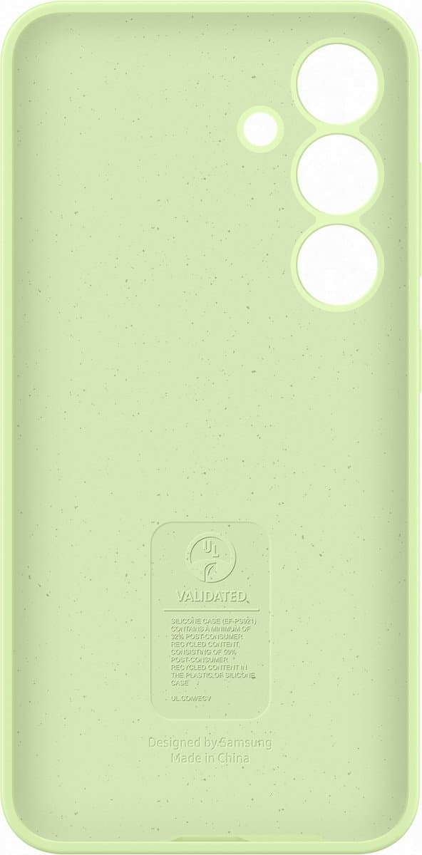 Samsung Silikone Cover - Sendes til Samsung Galaxy S24 Plus - Lysegrøn