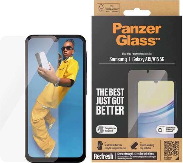 PanzerGlass 7349 Skærm/rygbeskytter til smartphones Klar skærmbeskytter Samsung 1 stk. (