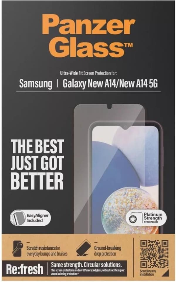 PanzerGlass 7349 Skærm/rygbeskytter til smartphones Klar skærmbeskytter Samsung 1 stk. (