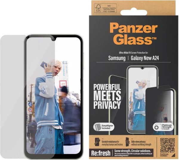 PanzerGlass Privacy Samsung ny A24 A24 5G UWF - beskyttende film (P7335)