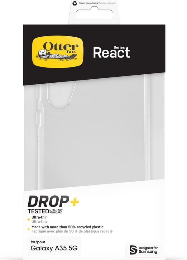 OtterBox React etui til Samsung Galaxy A35 5G klar (77-95393)