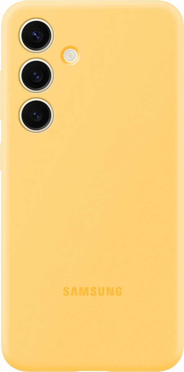 Samsung Silikone Cover - Sendes til Samsung Galaxy S24 Plus - Gul