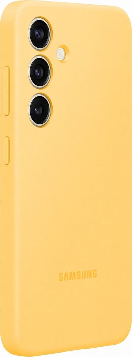 Samsung Silikone Cover - Sendes til Samsung Galaxy S24 Plus - Gul