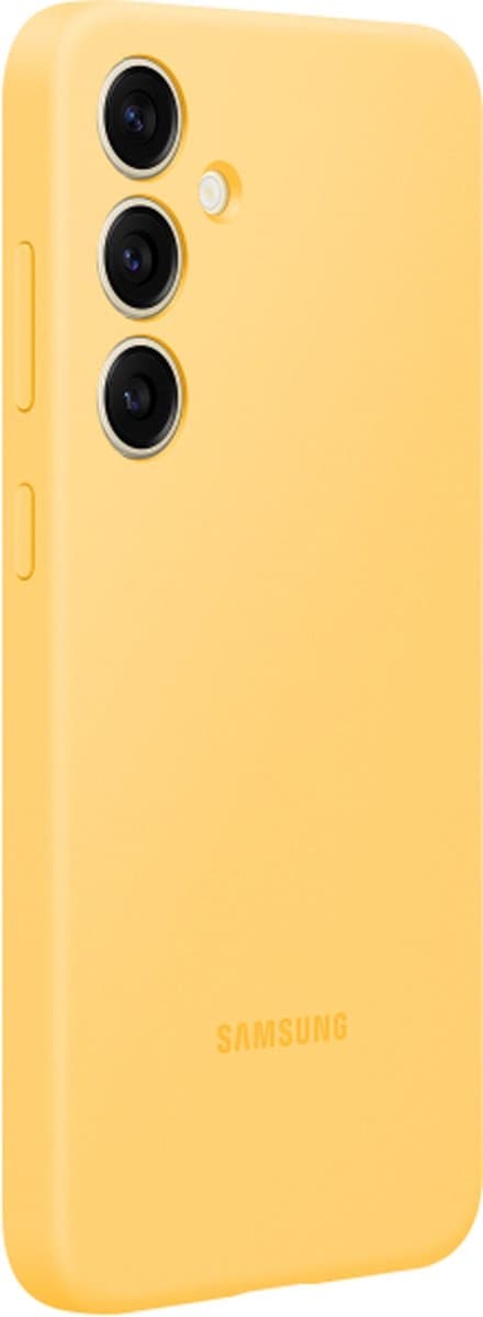 Samsung Silikone Cover - Sendes til Samsung Galaxy S24 Plus - Gul