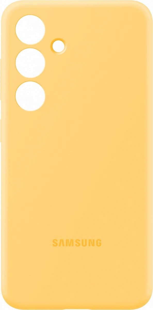 Samsung Silikone Cover - Sendes til Samsung Galaxy S24 Plus - Gul