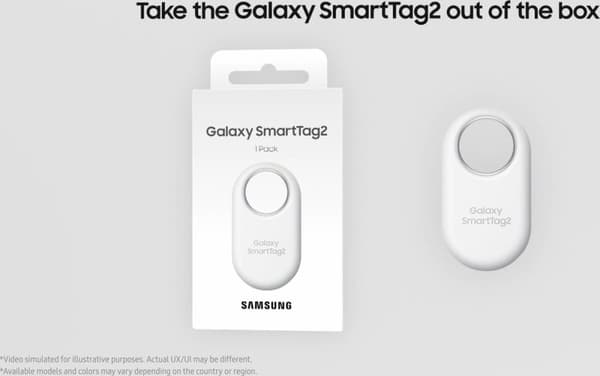 Samsung Galaxy SmartTag 2 - Hvid