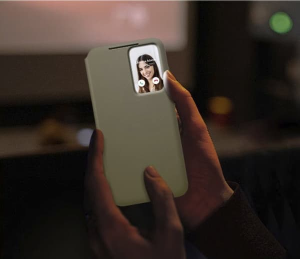 Samsung Smart View Plånboksfodral - Levereras till Samsung Galaxy S24 Plus - Svart