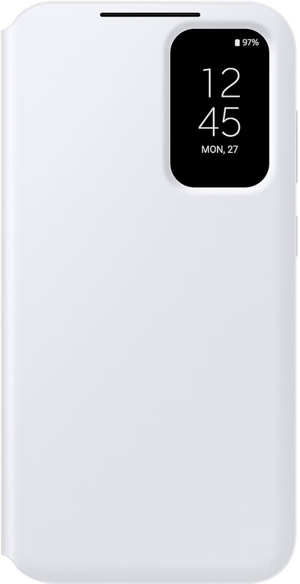 Samsung Smart View Wallet Cover - Sendes til Samsung Galaxy S23 FE - Hvid