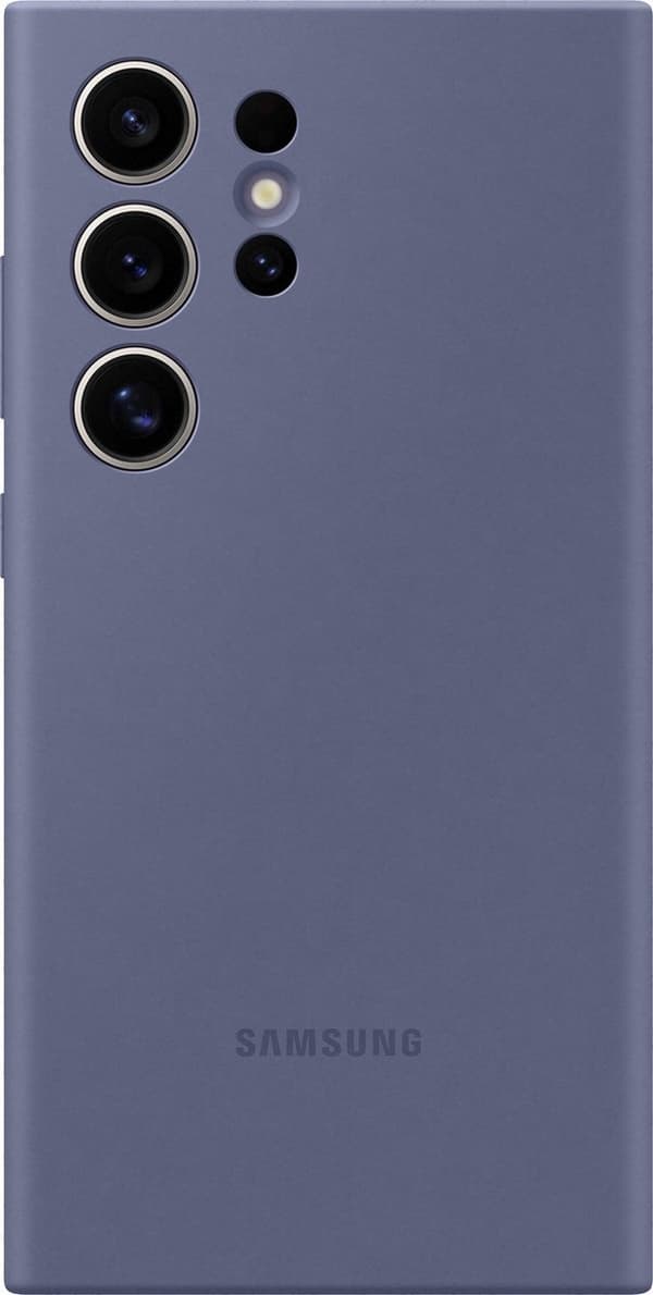 Samsung Silikone Cover - Sendes til Samsung Galaxy S24 Ultra - Lilla