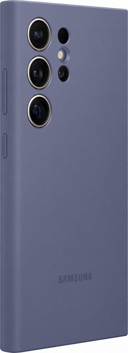 Samsung Silikone Cover - Sendes til Samsung Galaxy S24 Ultra - Lilla