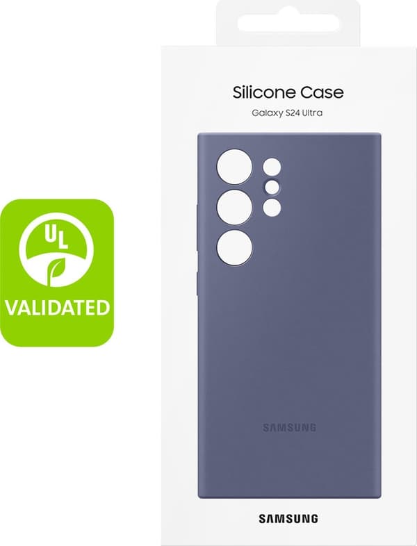 Samsung Silikone Cover - Sendes til Samsung Galaxy S24 Ultra - Lilla
