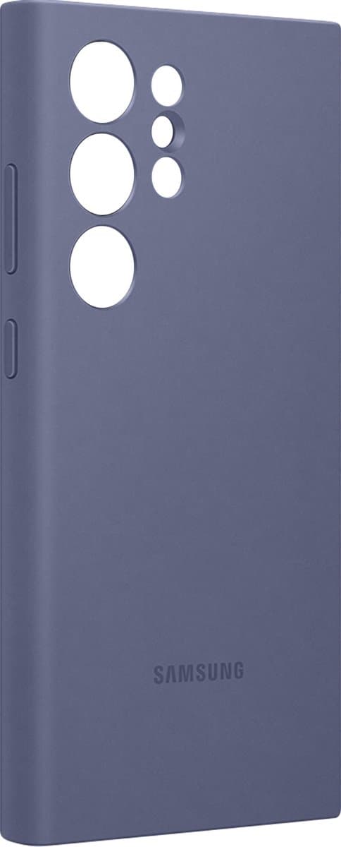 Samsung Silikone Cover - Sendes til Samsung Galaxy S24 Ultra - Lilla