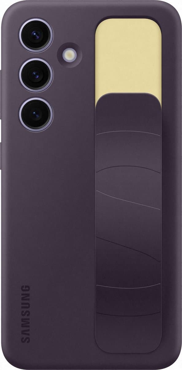 Samsung Standing Grip Case - Sendes til Samsung Galaxy S24 - Mørk Violet