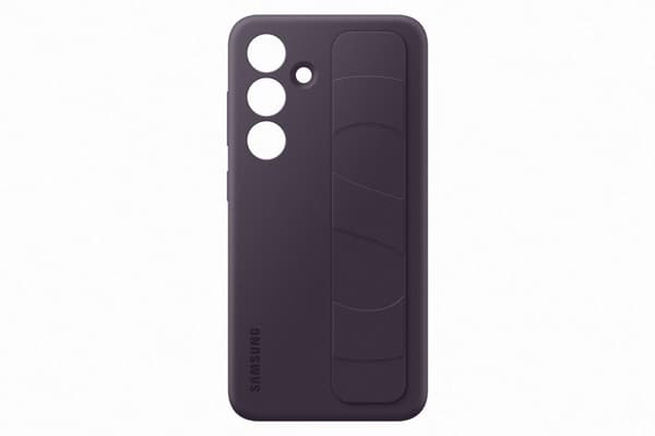 Samsung Standing Grip Case - Sendes til Samsung Galaxy S24 - Mørk Violet