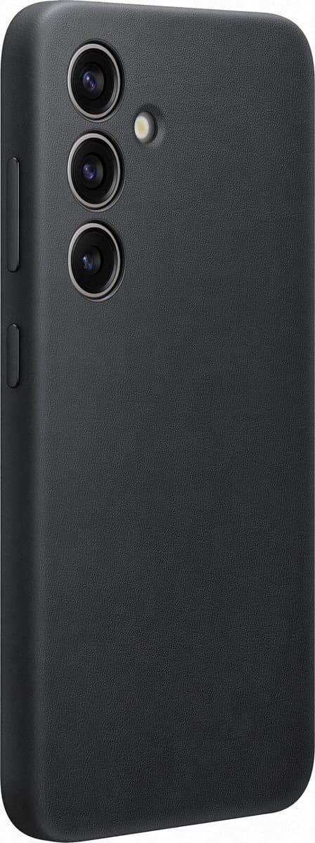 Samsung Vegan Læder Taske - Sendes til Samsung Galaxy S24 Plus - Sort