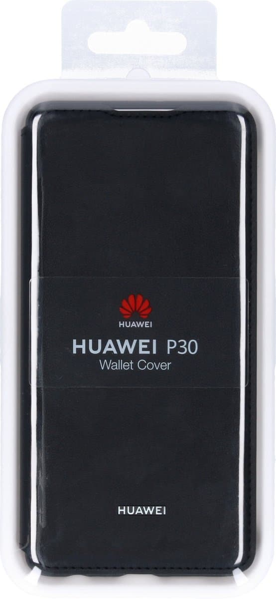 Huawei flip plånboksfodral - svart - till Huawei P30