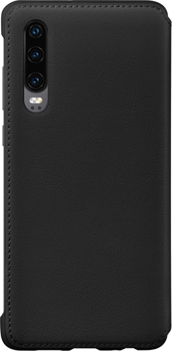 Huawei flip plånboksfodral - svart - till Huawei P30