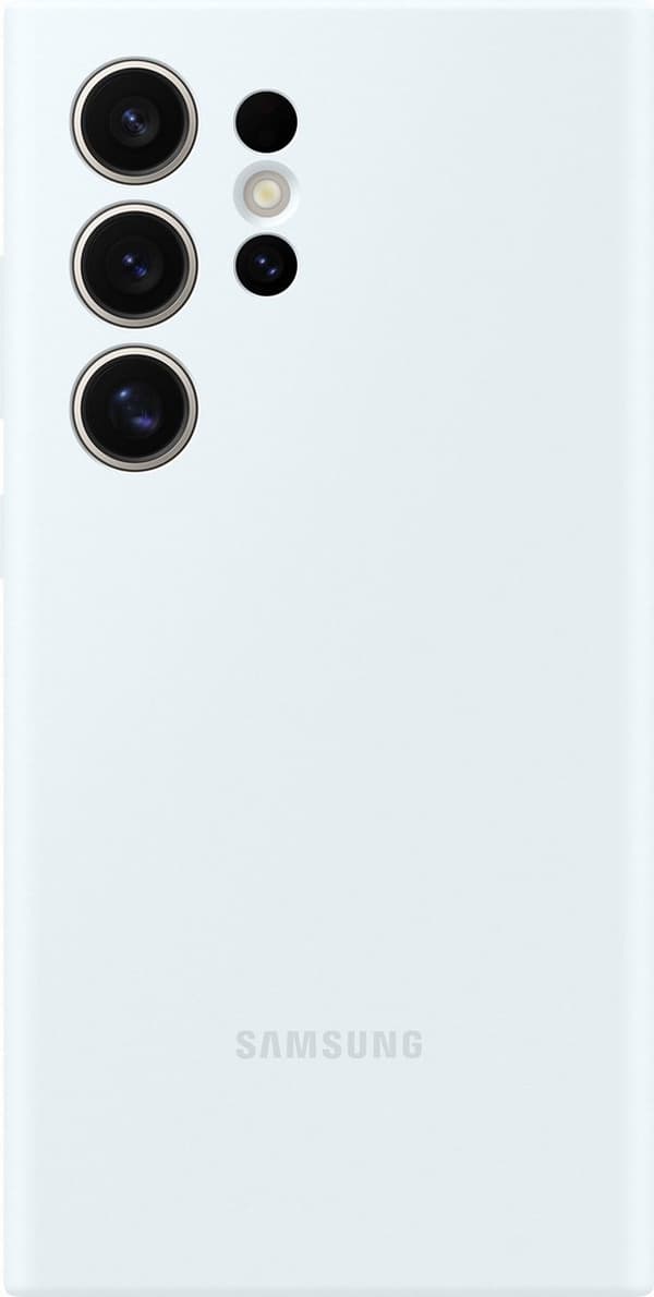 Samsung Silikonfodral - Levereras till Samsung Galaxy S24 Ultra - Vit
