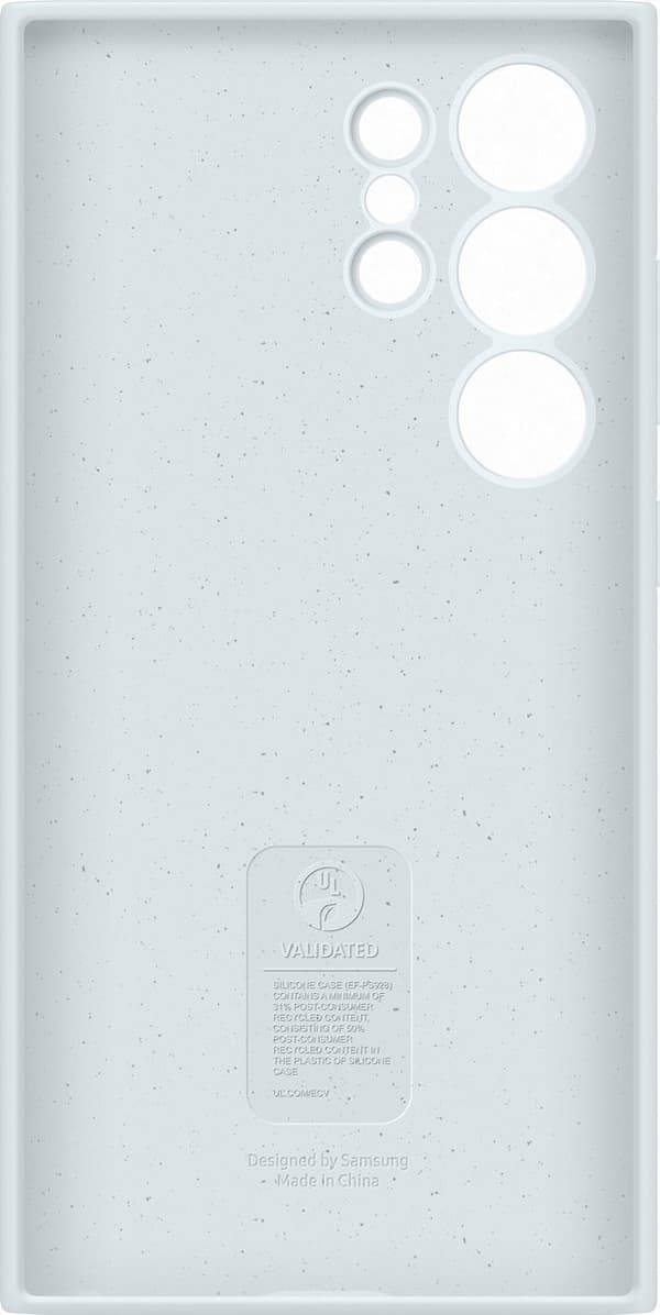 Samsung Silikonfodral - Levereras till Samsung Galaxy S24 Ultra - Vit