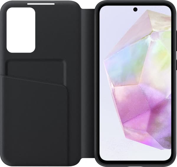 Samsung Smart View Wallet Cover - Galaxy A35 5G - Sort