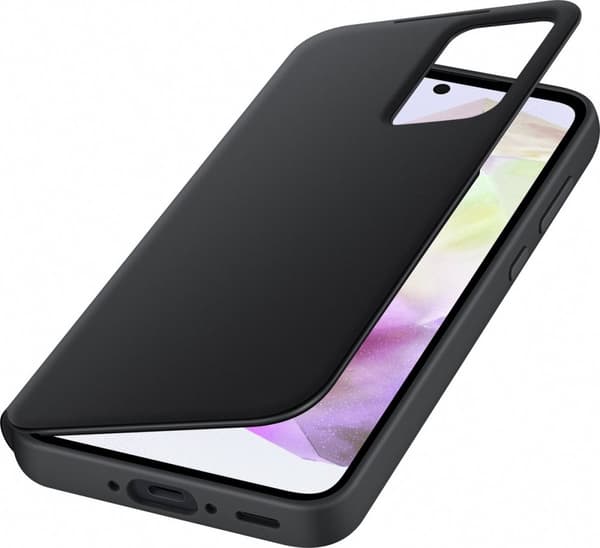 Samsung Smart View Wallet Cover - Galaxy A35 5G - Sort