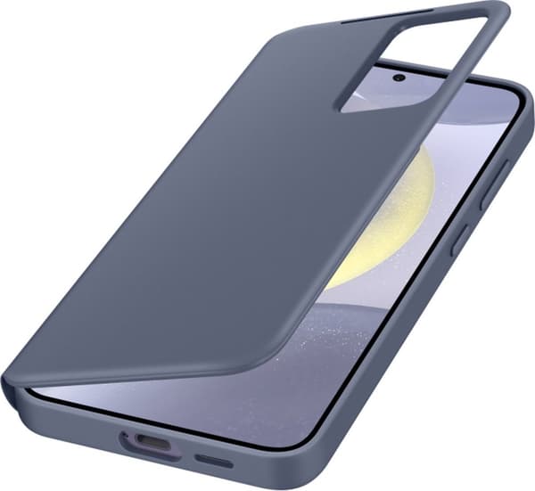 Samsung Smart View Wallet Cover - Sendes til Samsung Galaxy S24 Plus - Lilla