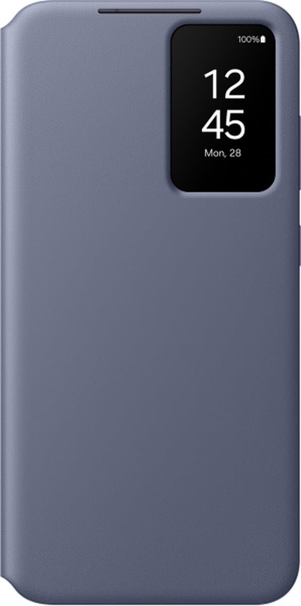 Samsung Smart View Wallet Cover - Sendes til Samsung Galaxy S24 Plus - Lilla